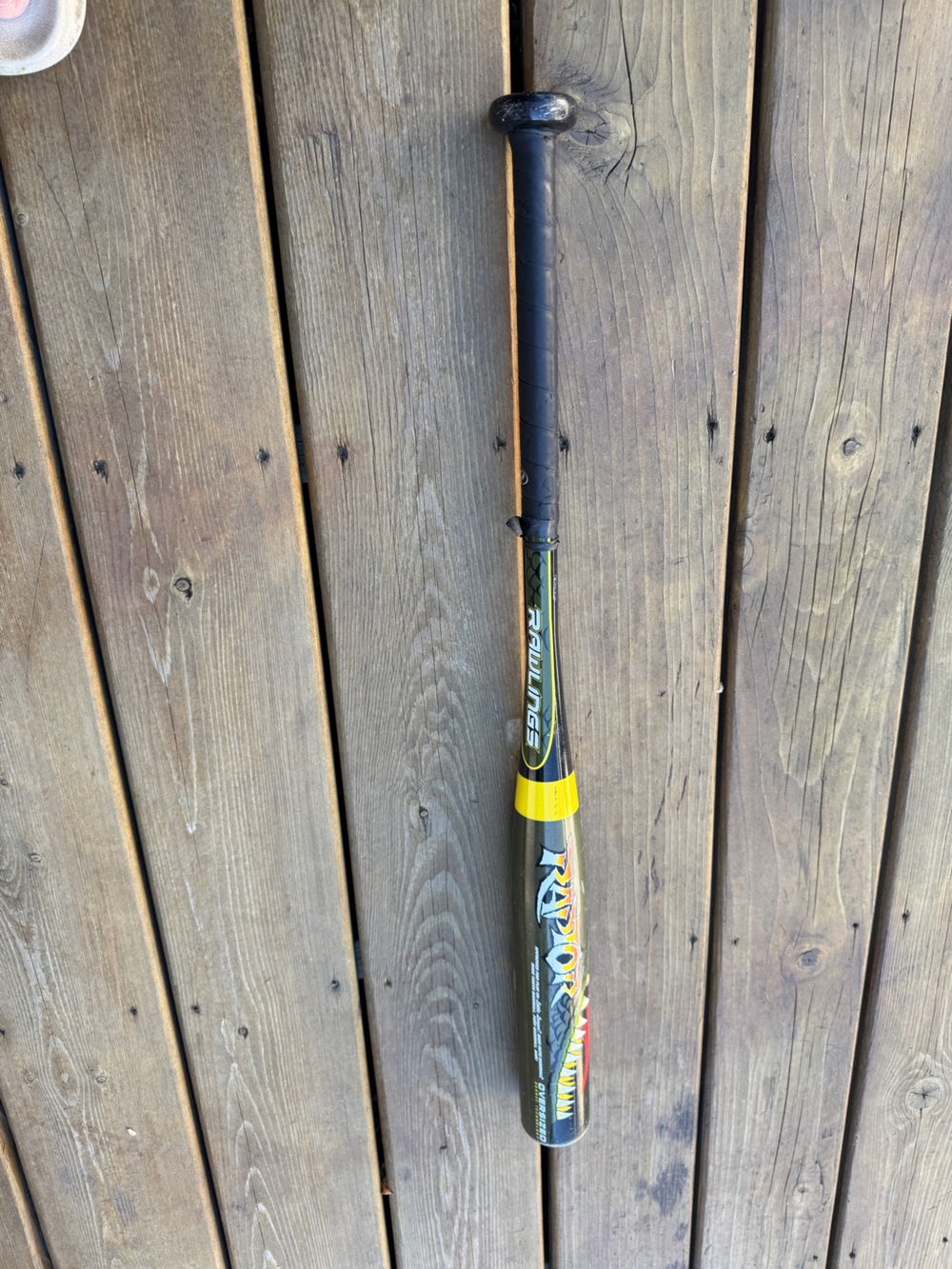 Rawlings Raptor Baseball Bat: 29” 17oz YBRAPS5 2 1/4” Barrel USSSA BPF 1.15